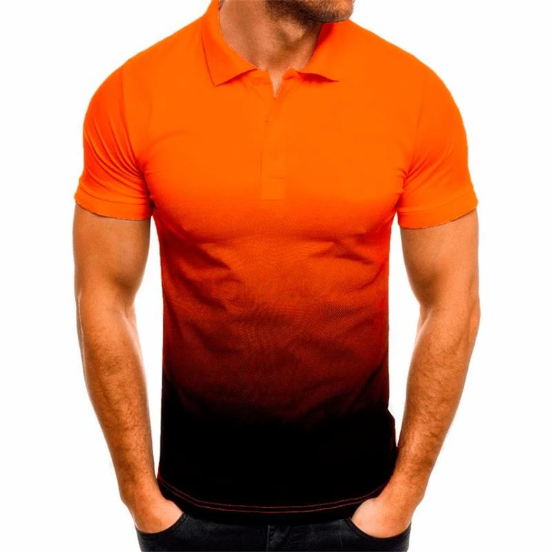 Polo en coton à manches courtes pour homme